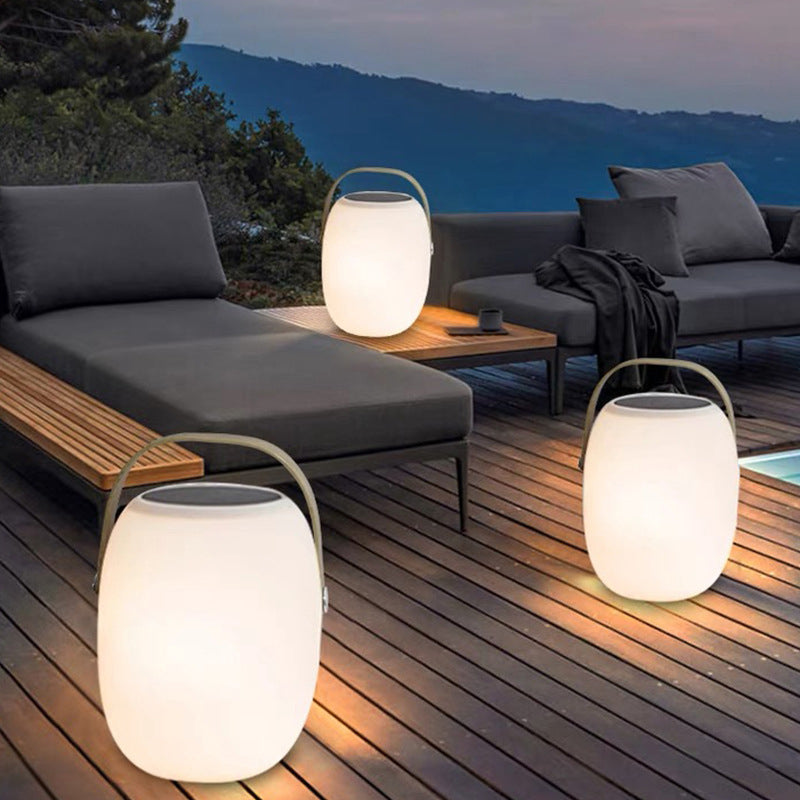 Waterproof Solar-Powered LED Decorative Basket Light for Outdoor Use