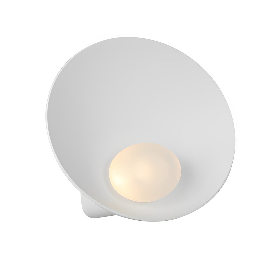 Nordic White Resin and Glass Decorative Wall Sconces for Living Room