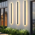 Sleek Waterproof 1-Light LED Acrylic Outdoor Wall Light for Patios