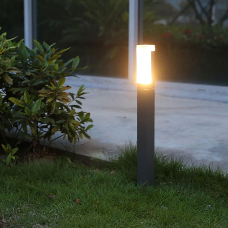 Stylish Acrylic LED Outdoor Waterproof Garden Light Column in White