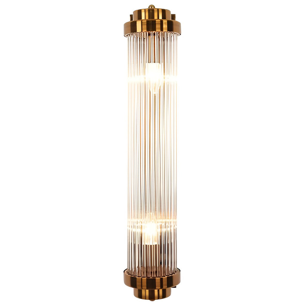 Nordic Style Adjustable Warm White LED Crystal Wall Sconce in Gold