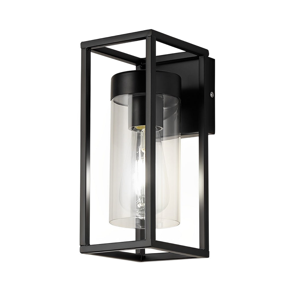 Black Iron Glass Retro Industrial Wall Lamp for Modern Home Décor
