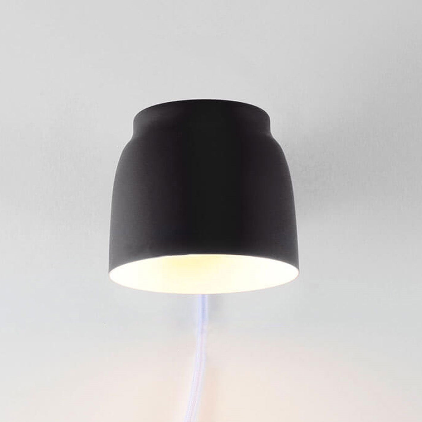 Scandinavian Minimalist Rotatable 1-Light Column Wall Sconce in White