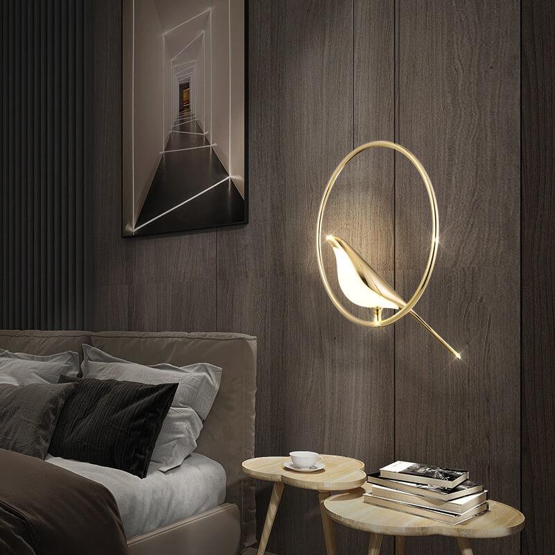 Nordic Bird-Shaped Acrylic LED Chandelier for Modern Living Spaces