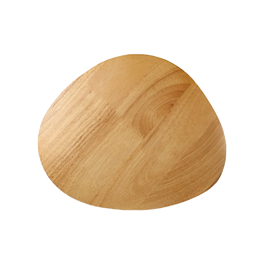 Nordic Style Round Oval LED Wooden Wall Sconce for Bedroom Lighting
