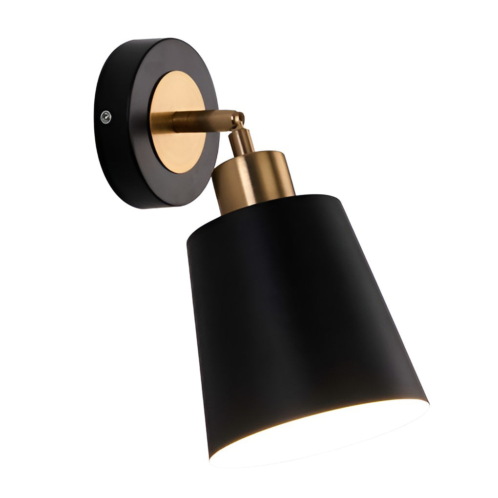 Black Nordic LED Adjustable Wall Sconce Light for Modern Home Decor