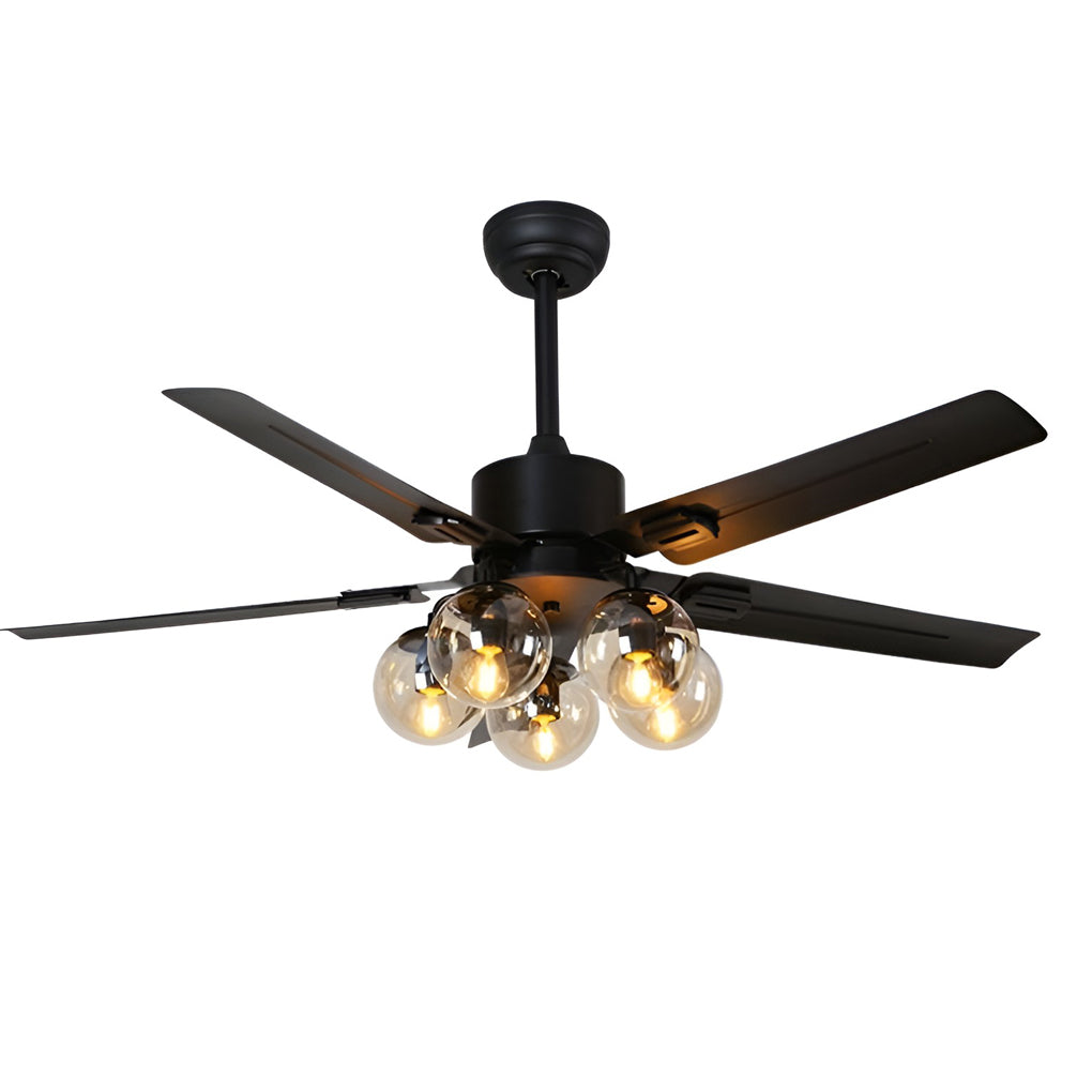 42-Inch Modern White Nordic Flush Mount Ceiling Fan Light with Remote