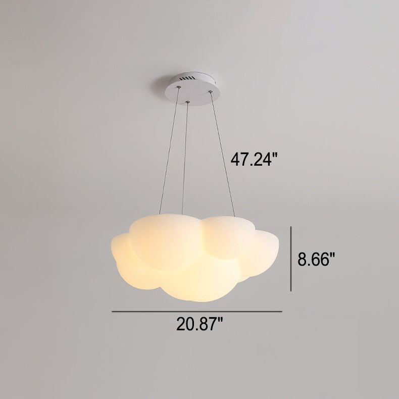 Modern White Minimalist Cat Claw LED Flush Mount Light for Kids Room