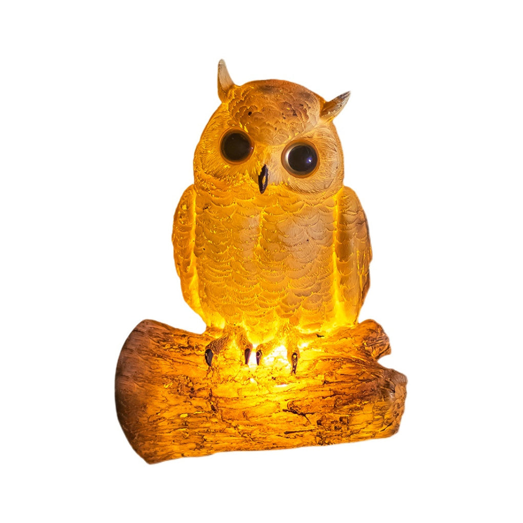 Colorful Resin Parrot Design 24V Waterproof LED Outdoor Garden Light