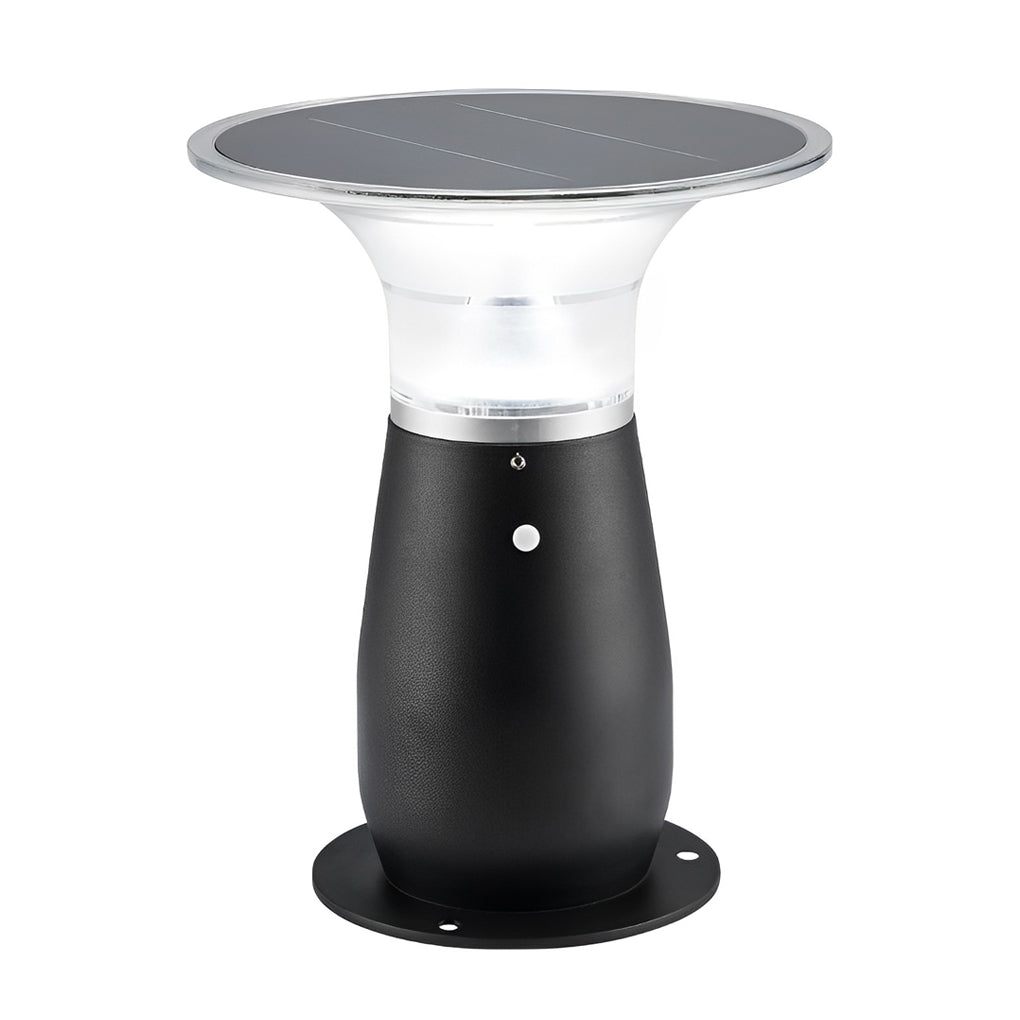 Modern Black 3.5W Solar LED Path Downlights for Outdoor Landscape Lighting