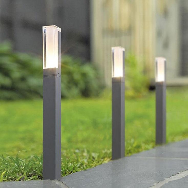 Stylish Acrylic LED Outdoor Waterproof Garden Light Column in White