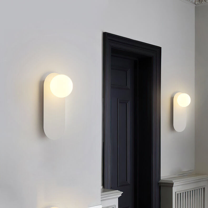 Nordic Minimalist Clear Glass Wall Sconce Light for Modern Home Decor