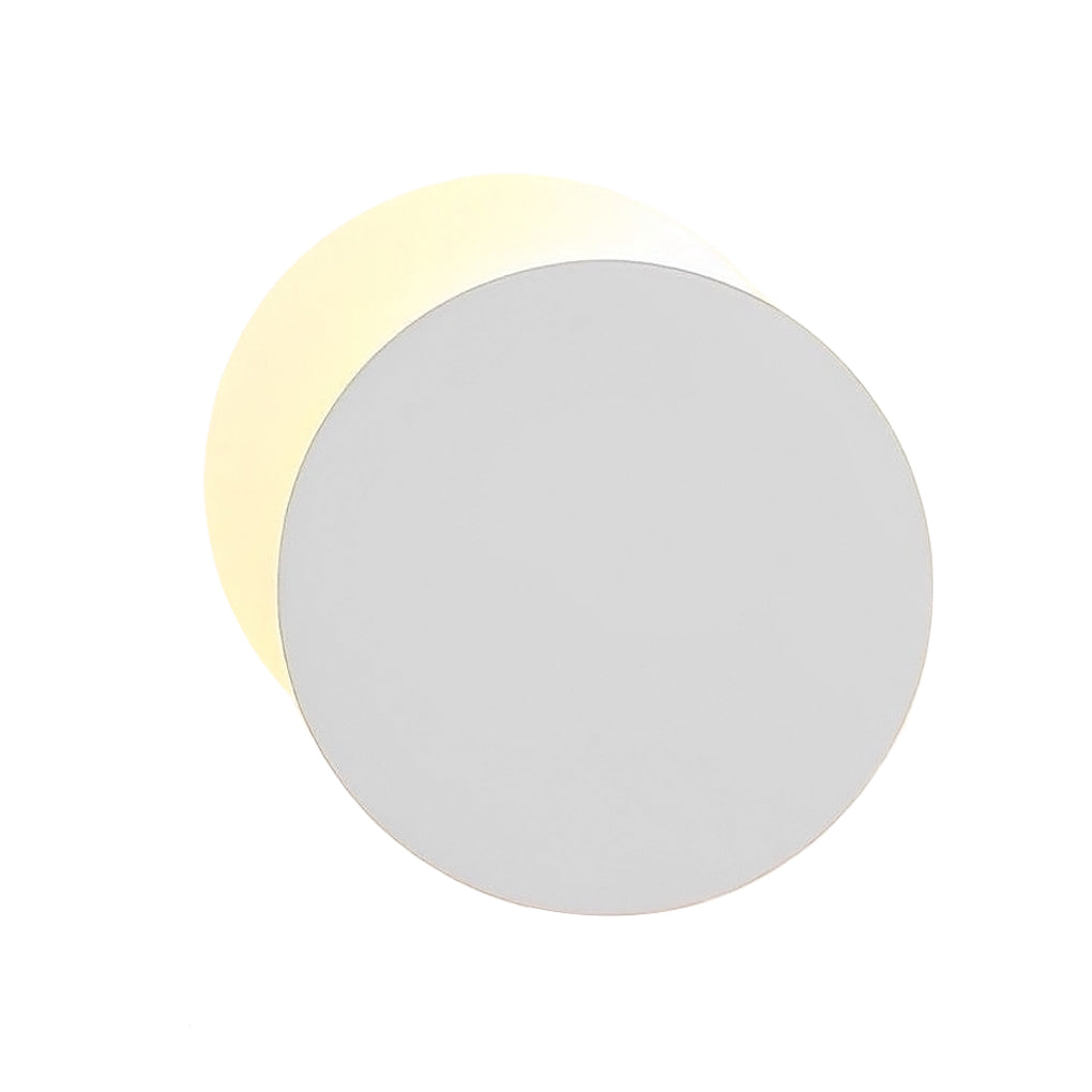 360° Rotatable LED Round Wall Sconce Light for Modern Home Décor