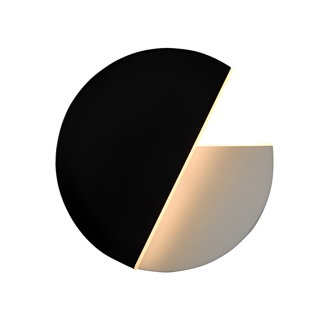 Modern Black Nordic 350° Rotatable LED Wall Sconce for Living Room