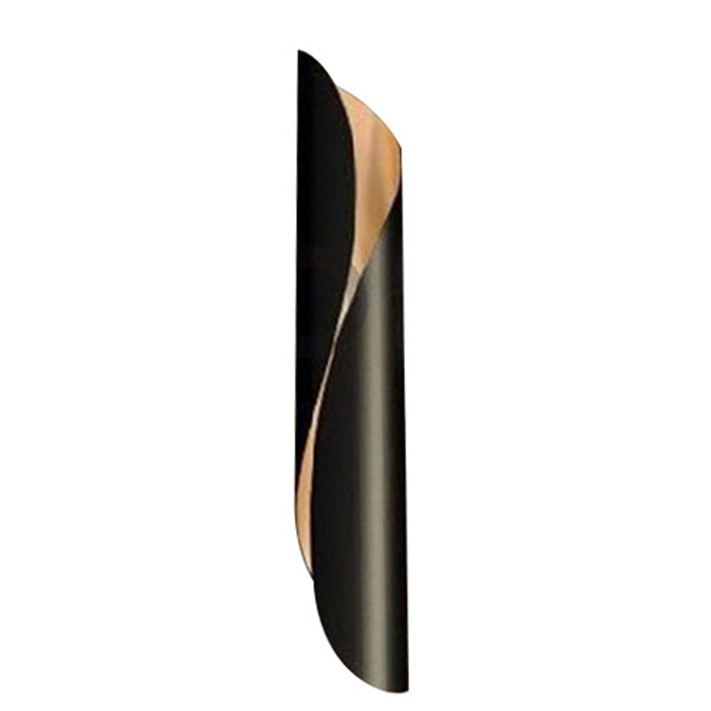 Nordic Industrial Style Arc Wall Lamp in Rusty Metal for Bedroom Accent