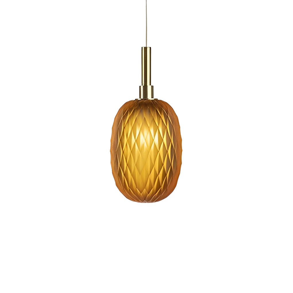 Elegant Small Iron and Glass Lantern Pendant Light for Modern Spaces