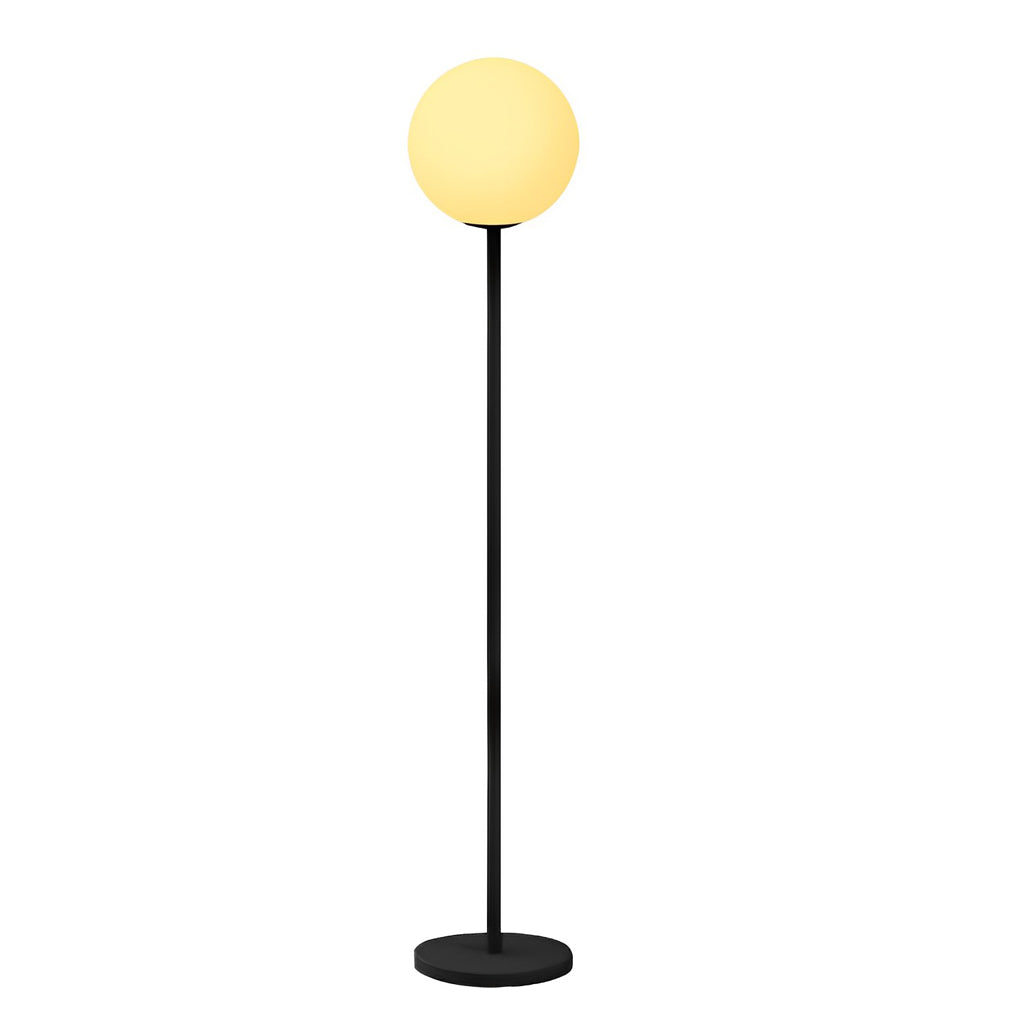 Smart App-Controlled RGB LED Globe Floor Lamp for Modern Living Spaces