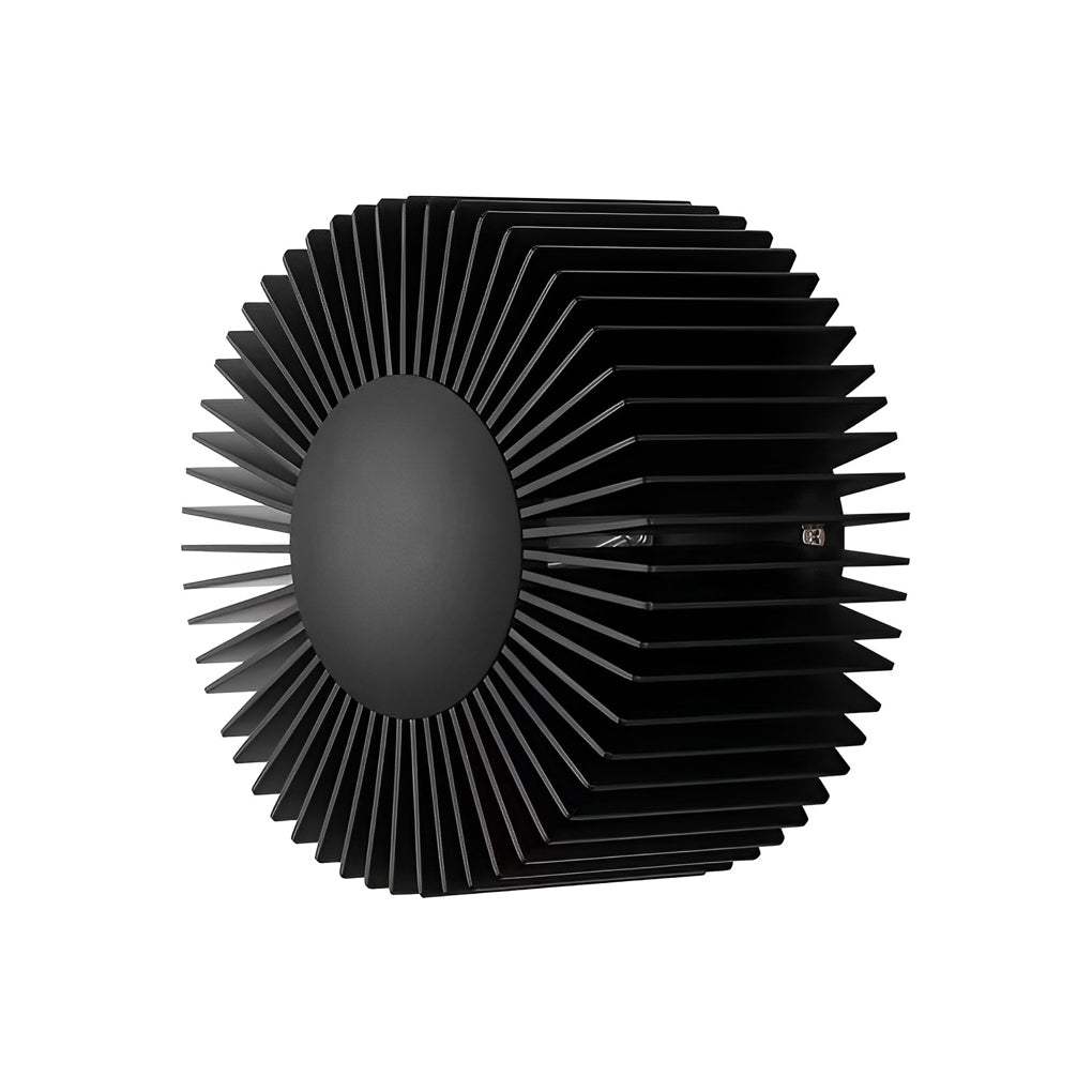 Aluminum Round Sunflower LED Wall Light Fixture for Modern Home Decor