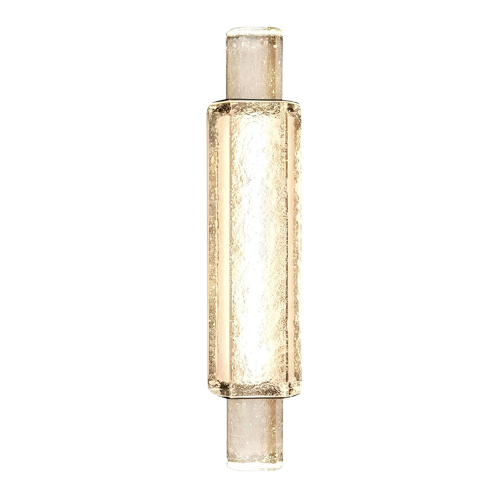 Modern Electroplated Crystal Glass LED Wall Sconce for Elegant Spaces