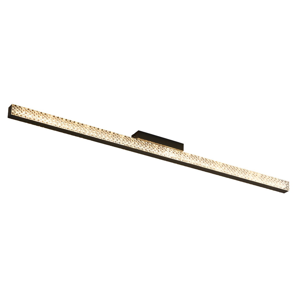 Modern Clear Acrylic Linear LED Wall Sconce for Entryway or Hallway