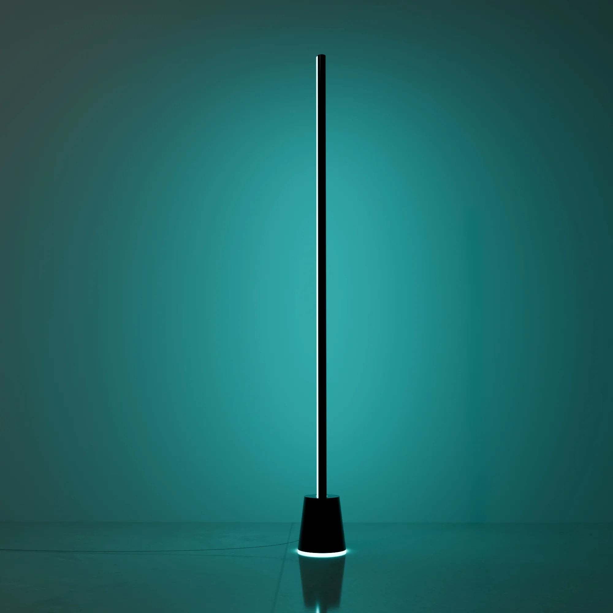 Modern White LED Floor Lamp with Adjustable Arm for Living Room Decor