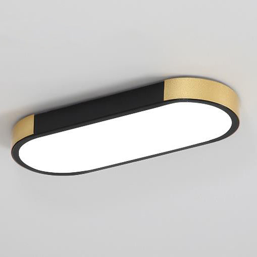 Sleek White Rectangular LED Flush Mount Ceiling Light for Modern Spaces