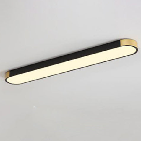 Sleek White Rectangular LED Flush Mount Ceiling Light for Modern Spaces