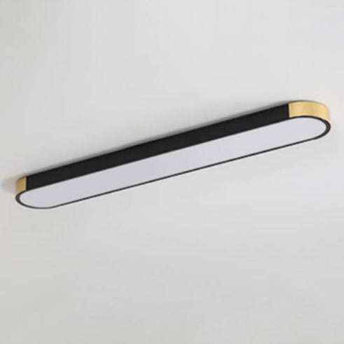 Sleek White Rectangular LED Flush Mount Ceiling Light for Modern Spaces