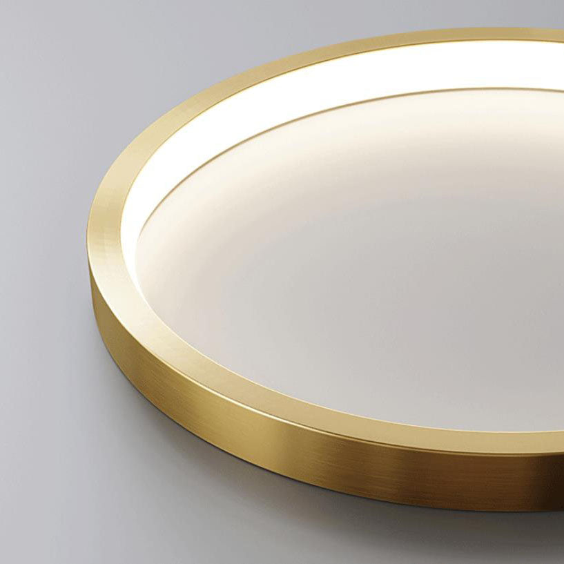 Modern Acrylic LED Chandelier with Circular Design for Dining Room