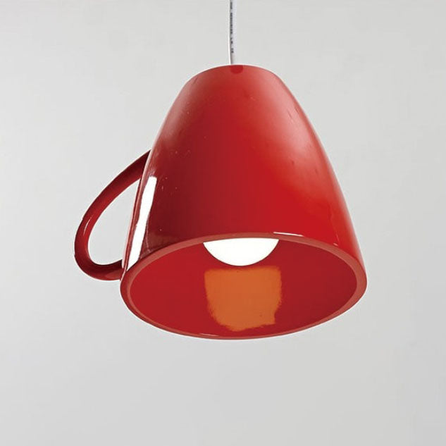Modern Resin Teapot Pendant Light Fixture for Contemporary Living Room