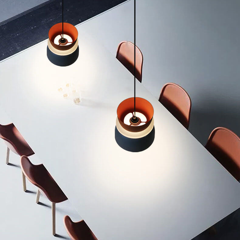 Vibrant Nordic Colorful Macaron LED Pendant Light for Kitchen Dining Room