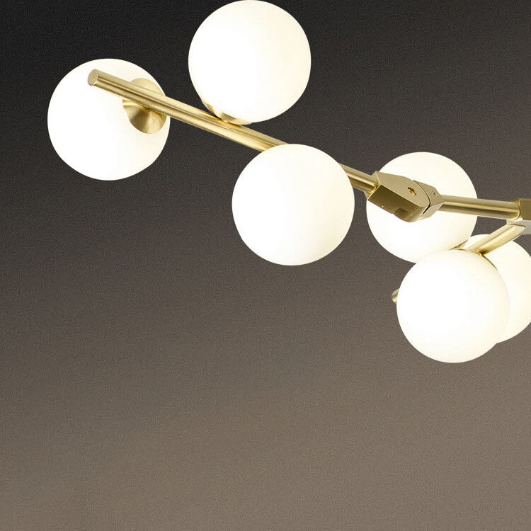 Modern Glass Chandelier with 12/18/24 Lights for Stylish Living Room