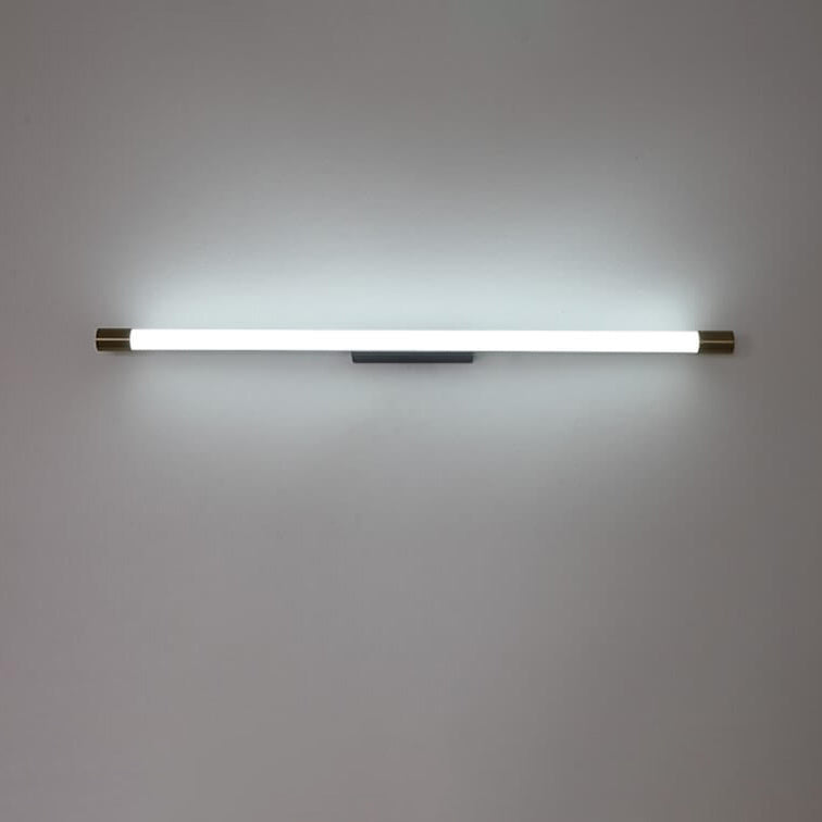Minimalist Aluminum LED Wall Sconce Lamp in Thin Tube Design for Living Room