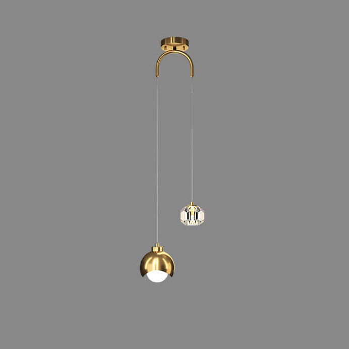Elegant Brass and Iron LED Island Chandelier for Modern Dining Spaces