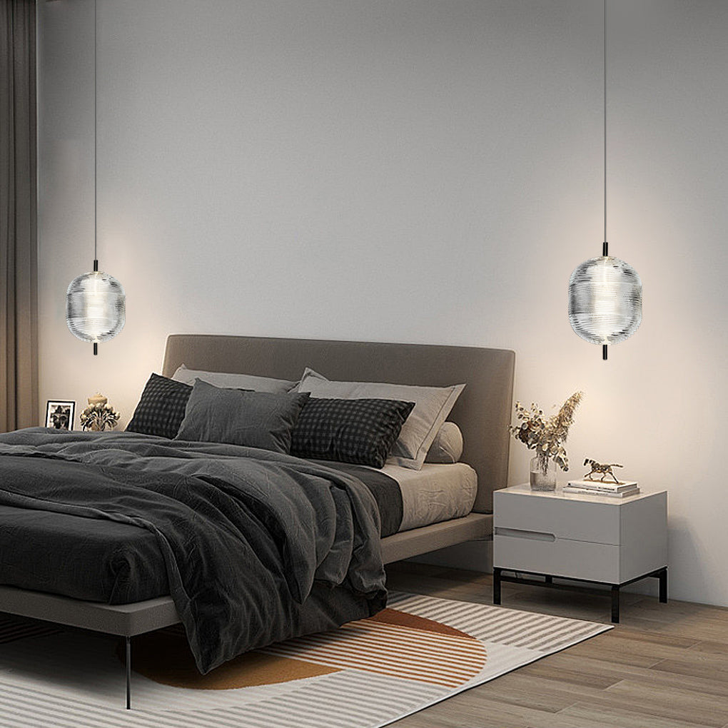 Nordic Black Iron LED Chandelier Pendant Light for Modern Living Room