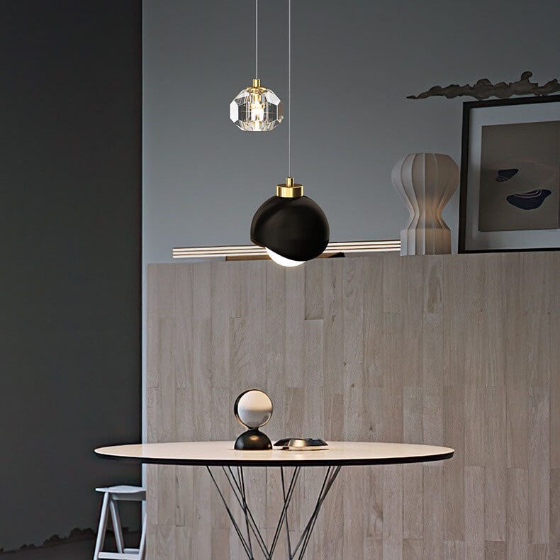 Elegant Brass and Iron LED Island Chandelier for Modern Dining Spaces
