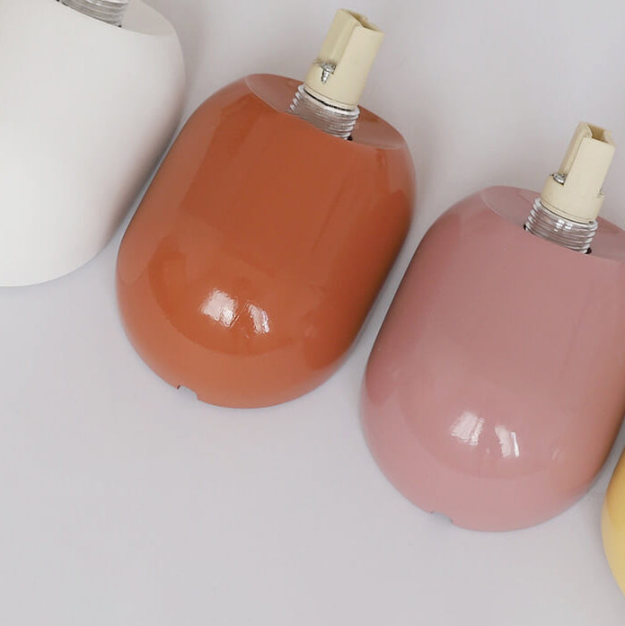 Chic Macaron Cream Resin 1-Light Wall Sconce Lamp for Modern Décor