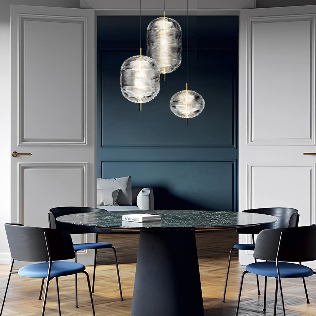 Nordic Black Iron LED Chandelier Pendant Light for Modern Living Room