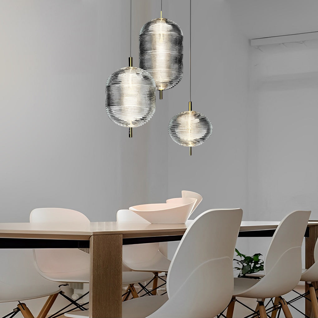 Nordic Black Iron LED Chandelier Pendant Light for Modern Living Room