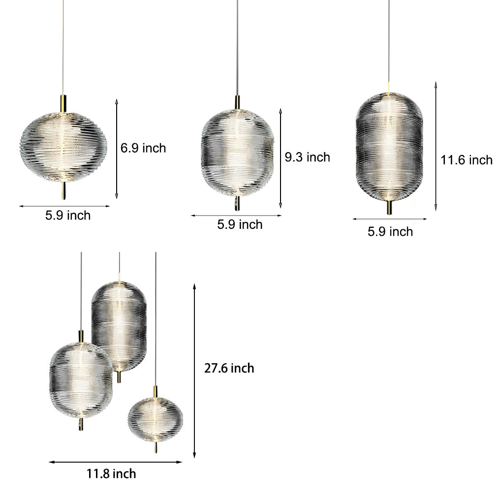 Nordic Iron LED Pendant Chandelier Shade for Modern Dining Room Decor