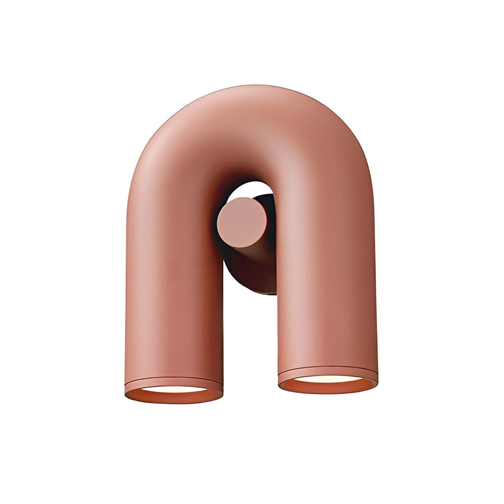 Modern Rotatable U-Shaped LED Wall Sconce Lamp for Nordic Living Room