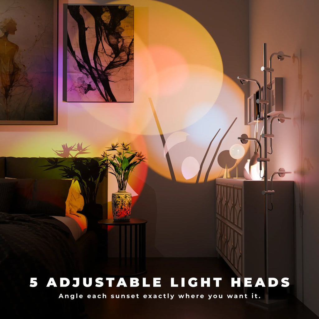 Modern Black Phoenix Floor Lamp with Metal Base for Living Room Decor