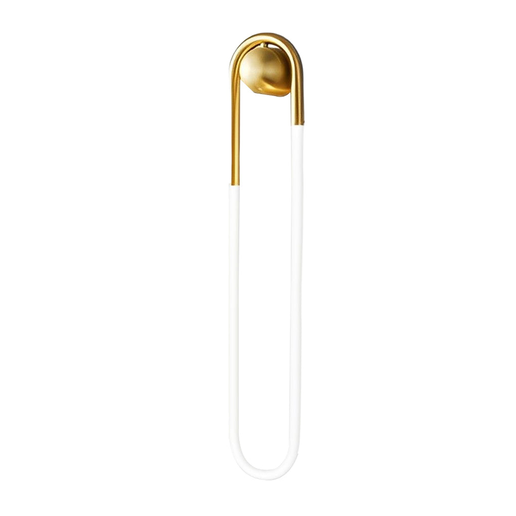 Minimalist Copper LED Wall Lamp with Three-Step Dimming for Modern Interiors