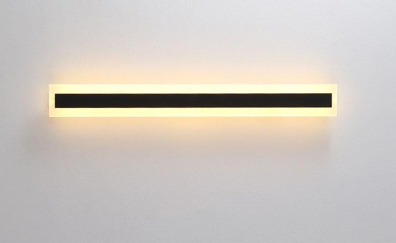 Sleek Waterproof 1-Light LED Acrylic Outdoor Wall Light for Patios