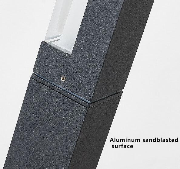 Stylish Acrylic LED Outdoor Waterproof Garden Light Column in White