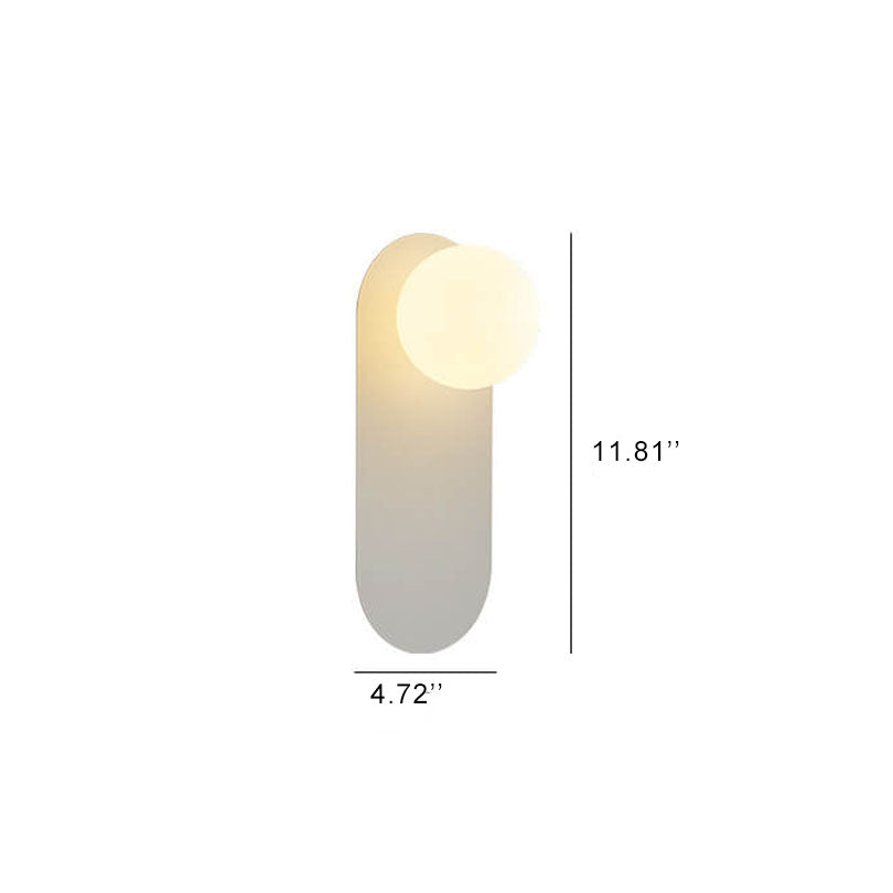 Nordic Minimalist Clear Glass Wall Sconce Light for Modern Home Decor