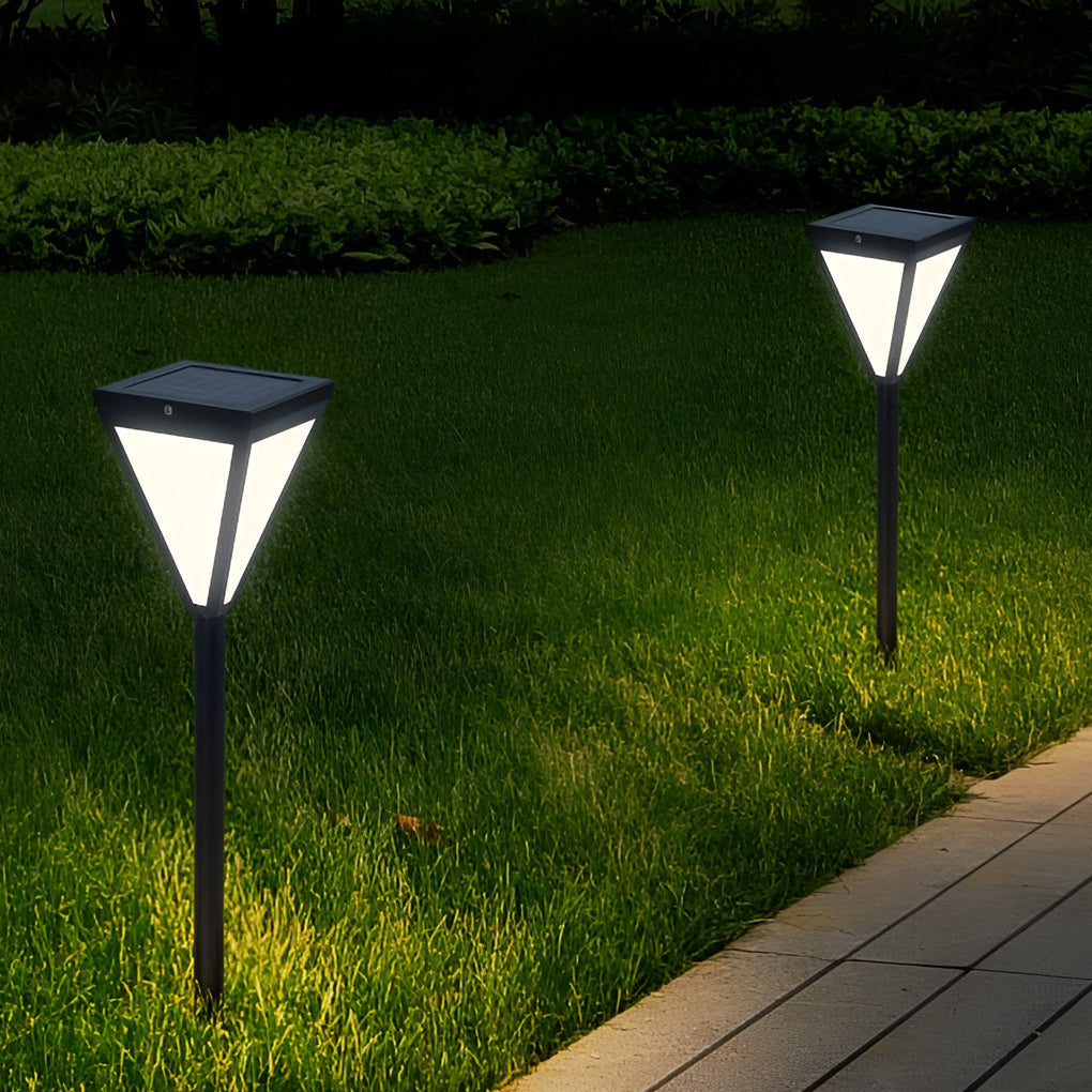 Elegant Waterproof 2.6W Solar LED Pathway Post Light for Outdoor Spaces