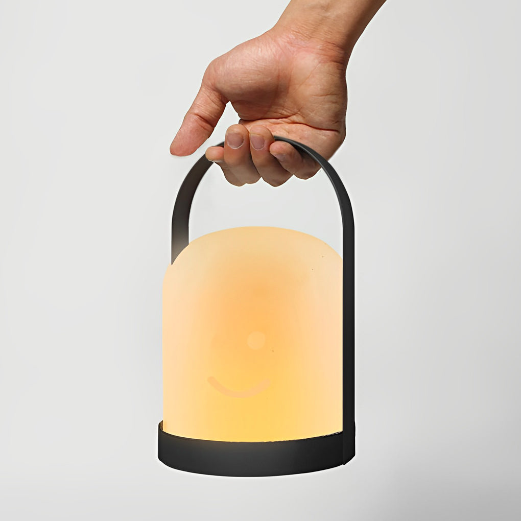 Stylish Rechargeable LED Mini Table Lamp in Warm White for Camping Use