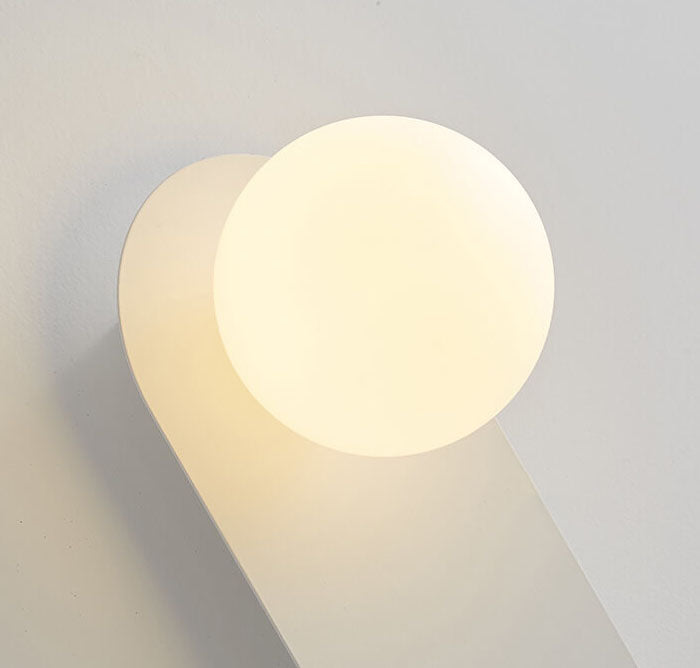 Nordic Minimalist Clear Glass Wall Sconce Light for Modern Home Decor