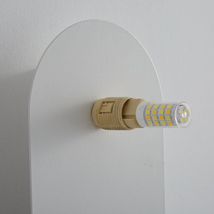 Nordic Minimalist Clear Glass Wall Sconce Light for Modern Home Decor